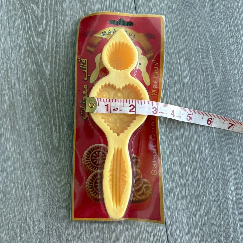 Maamoul Cookie Mold Small Round‎ & Small Oval 3 Shape Cookies Cake Plastic
